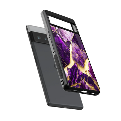 Regal Quartz sleek google pixel 6 pro cover with tempered glass back and TPU edges