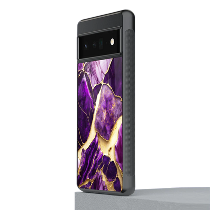 Regal Quartz stylish phone case for google pixel 6 pro | glossy glass and slim fit