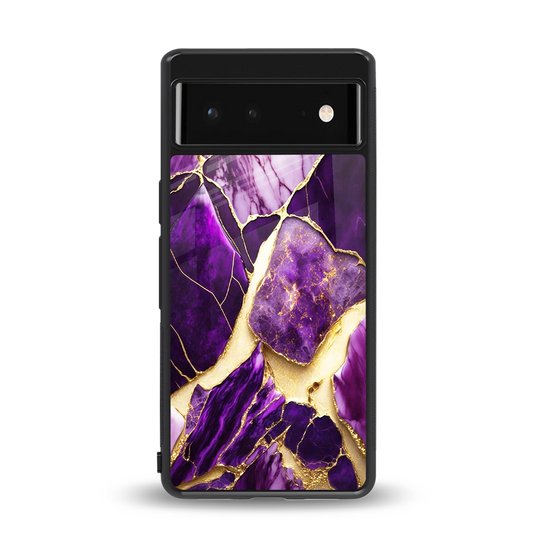 Regal Quartz back phone cover | glass case for google pixel 6a