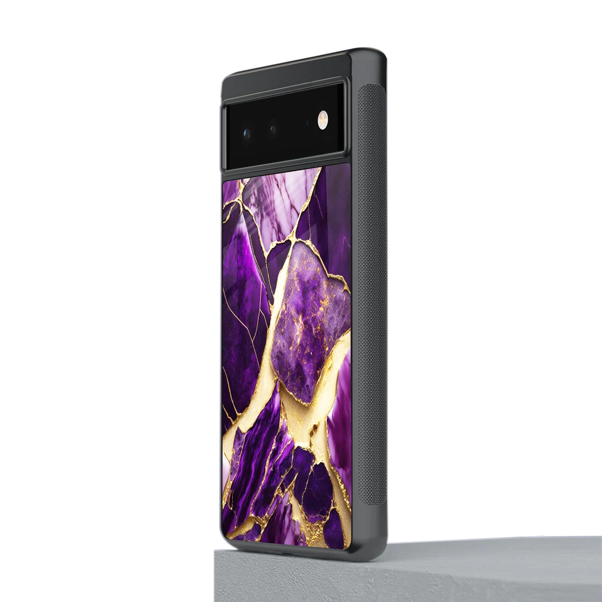 Regal Quartz stylish phone case for google pixel 6a | glossy glass and slim fit