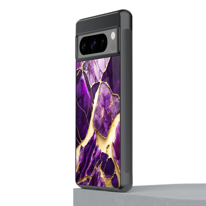 Regal Quartz stylish phone case for google pixel 8 pro | glossy glass and slim fit