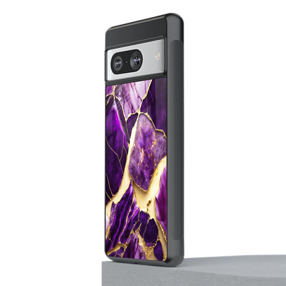 Regal Quartz stylish phone case for google pixel 8 | glossy glass and slim fit