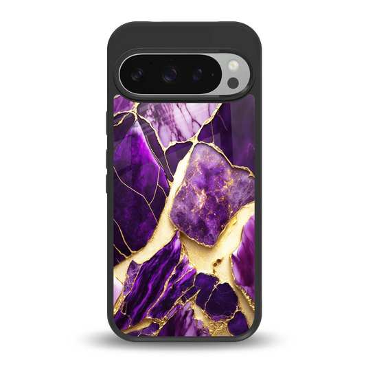 Regal Quartz back phone cover | glass case for google pixel 9 pro xl