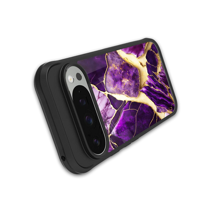 Regal Quartz stylish phone case for google pixel 9 pro | glossy glass and slim fit