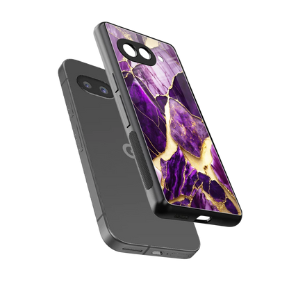 Regal Quartz sleek google pixel 10a cover with tempered glass back and TPU edges