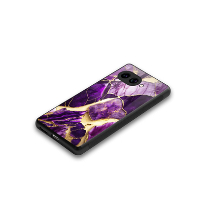 Regal Quartz stylish phone case for google pixel 10a | glossy glass and slim fit
