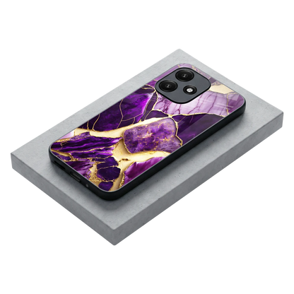 Regal Quartz stylish phone case for redmi 12 5g | glossy glass and slim fit