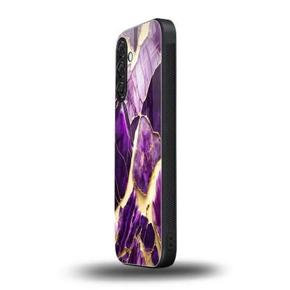 Regal Quartz samsung galaxy m35 5g mobile cover | shockproof glass phone case