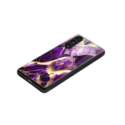 Regal Quartz stylish phone case for samsung galaxy m35 5g | glossy glass and slim fit