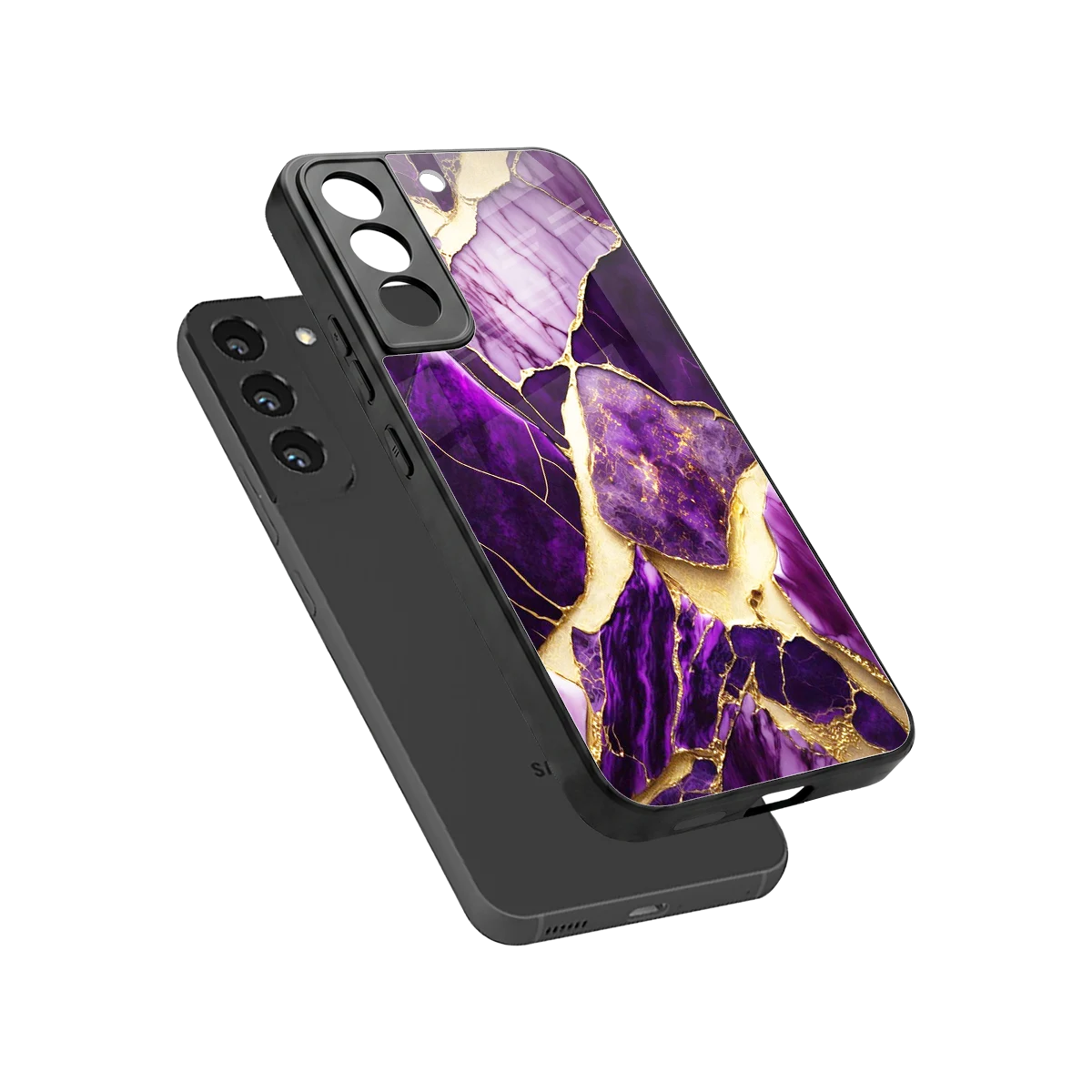 Regal Quartz sleek samsung galaxy s22 cover with tempered glass back and TPU edges