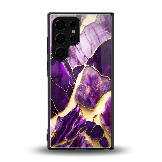 Regal Quartz back phone cover | glass case for samsung galaxy s24 ultra