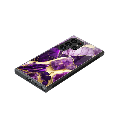 Regal Quartz stylish phone case for samsung galaxy s24 ultra | glossy glass and slim fit