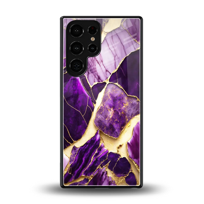 Regal Quartz back phone cover | glass case for samsung galaxy s25 ultra