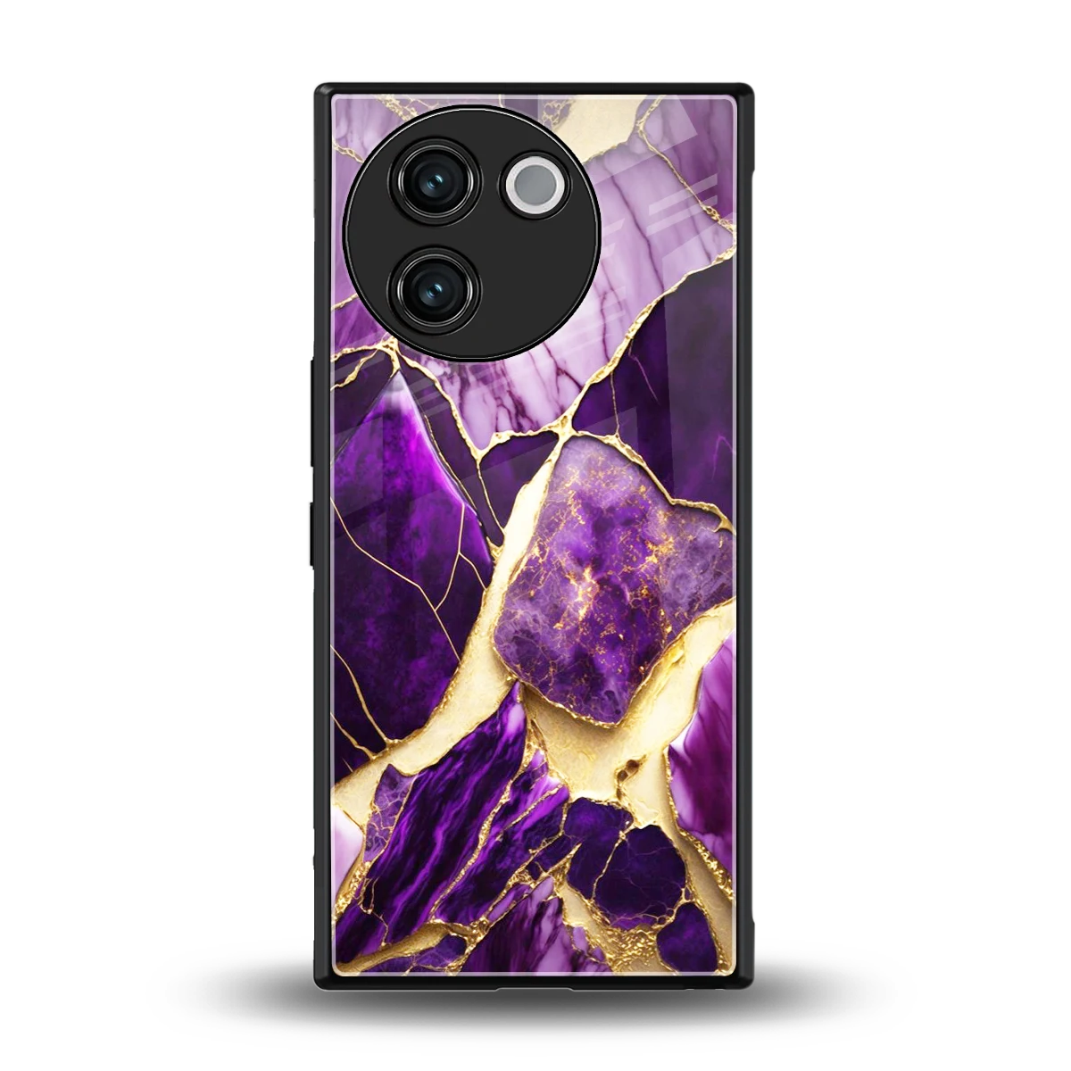 Regal Quartz back phone cover | glass case for vivo v30e