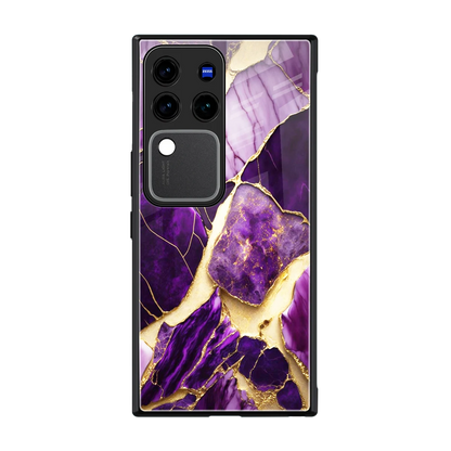 Regal Quartz back phone cover | glass case forvivo v30 pro