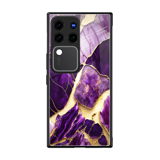 Regal Quartz back phone cover | glass case forvivo v30 pro