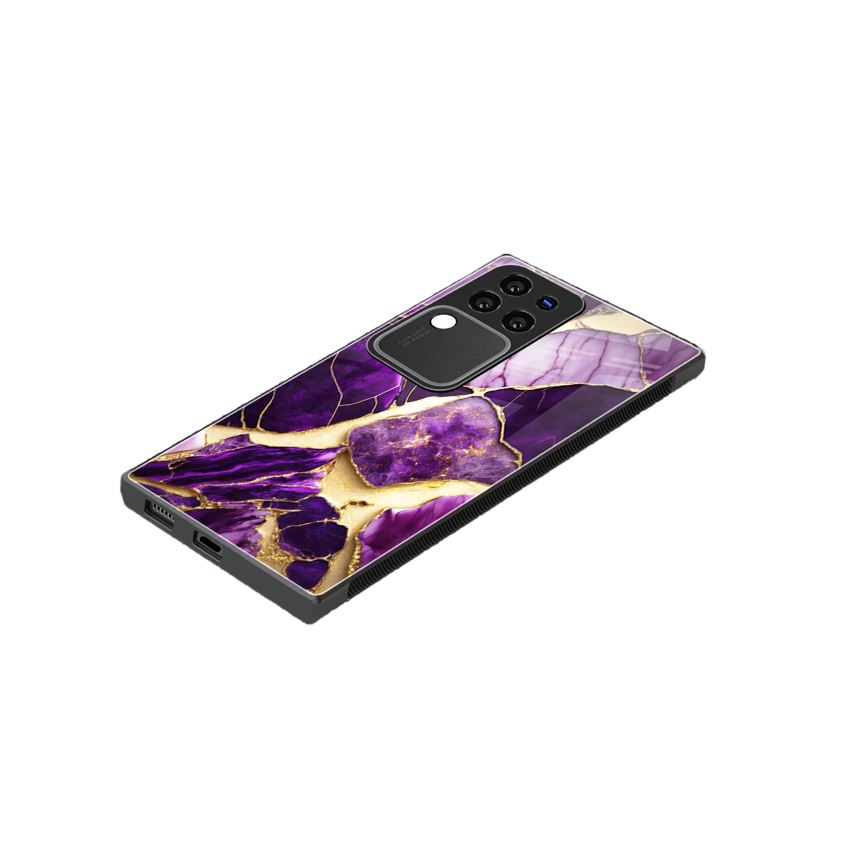 Regal Quartz stylish phone case forvivo v30 pro | glossy glass and slim fit