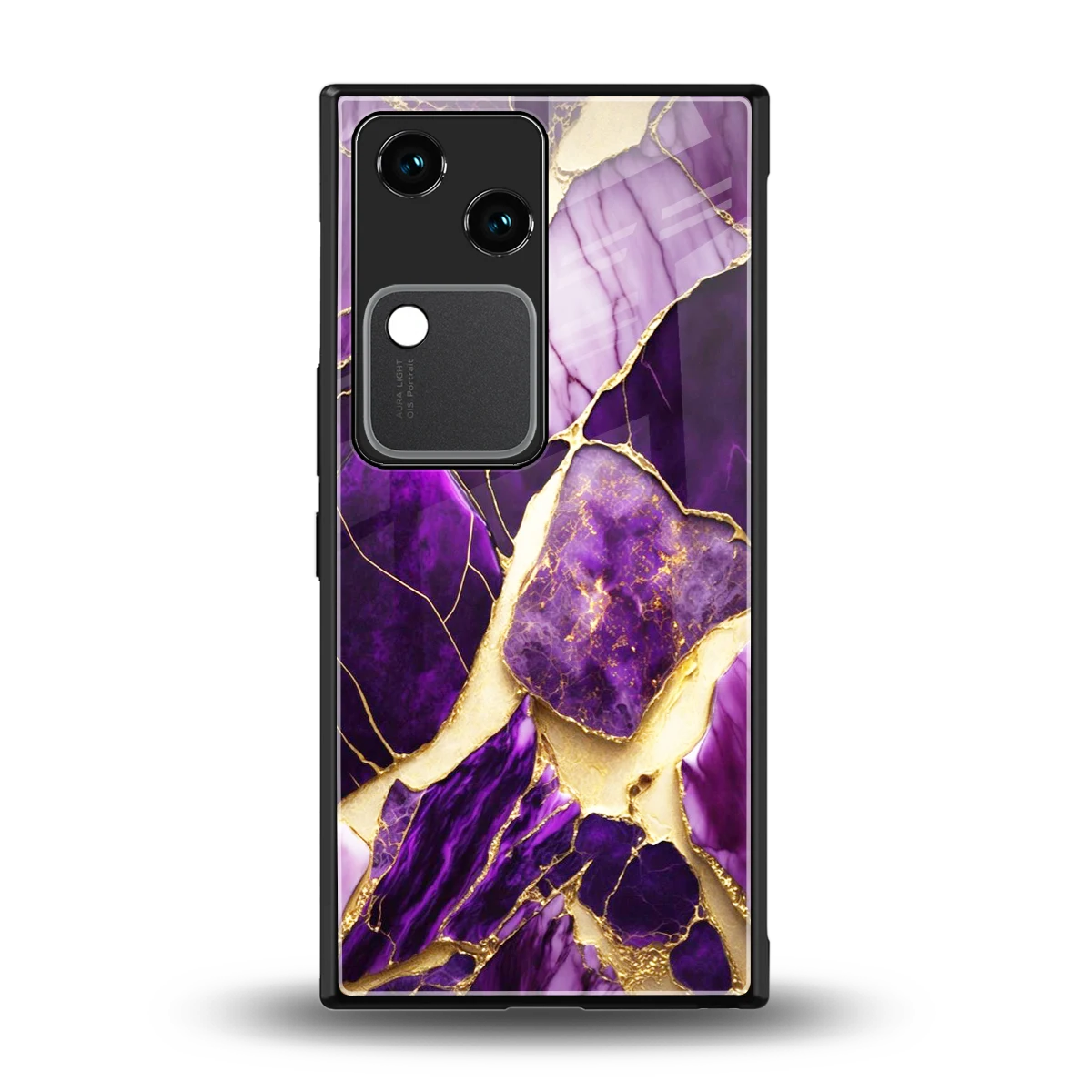 Regal Quartz back phone cover | glass case for vivo v30