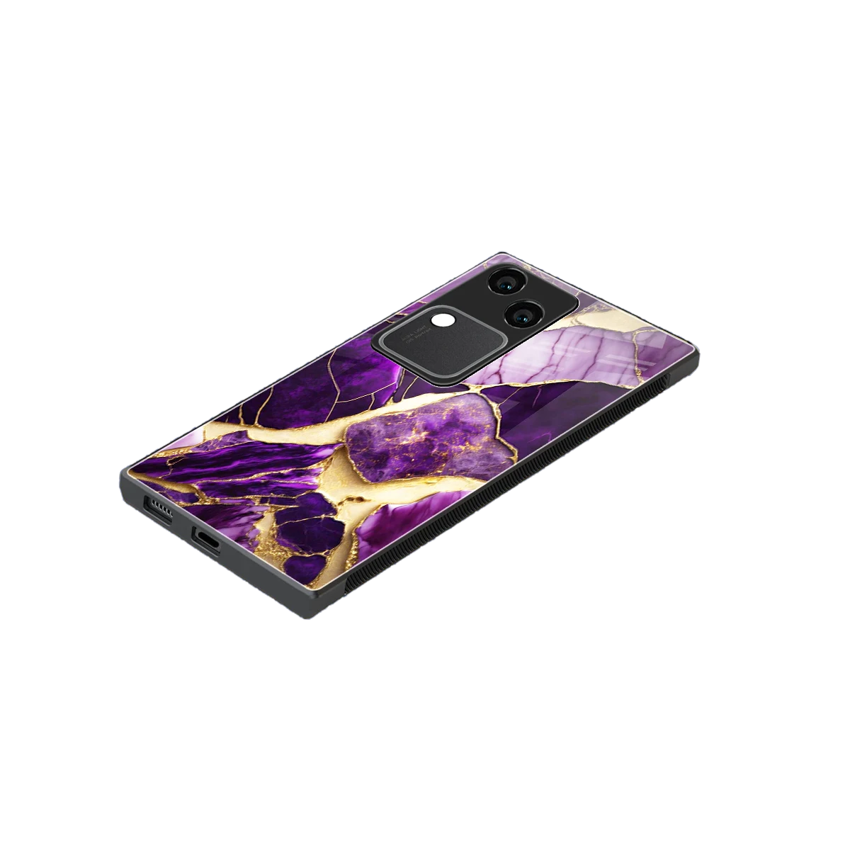 Regal Quartz stylish phone case for vivo v30 | glossy glass and slim fit