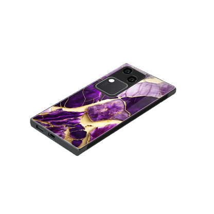 Regal Quartz stylish phone case for vivo v30 | glossy glass and slim fit