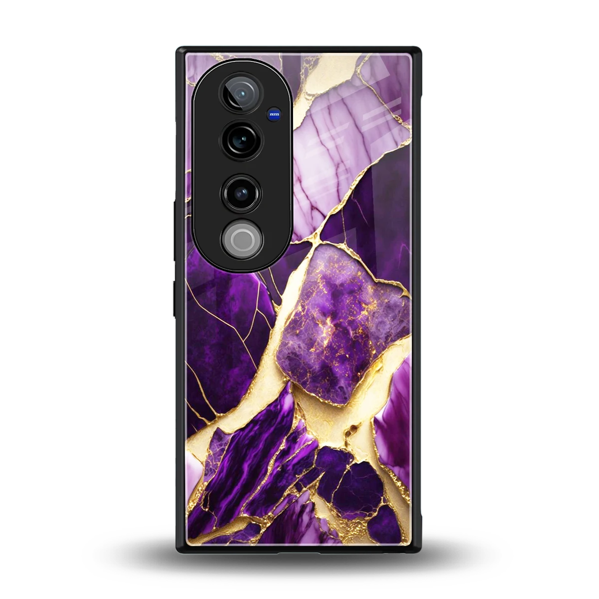 Regal Quartz back phone cover | glass case for vivo v40 pro