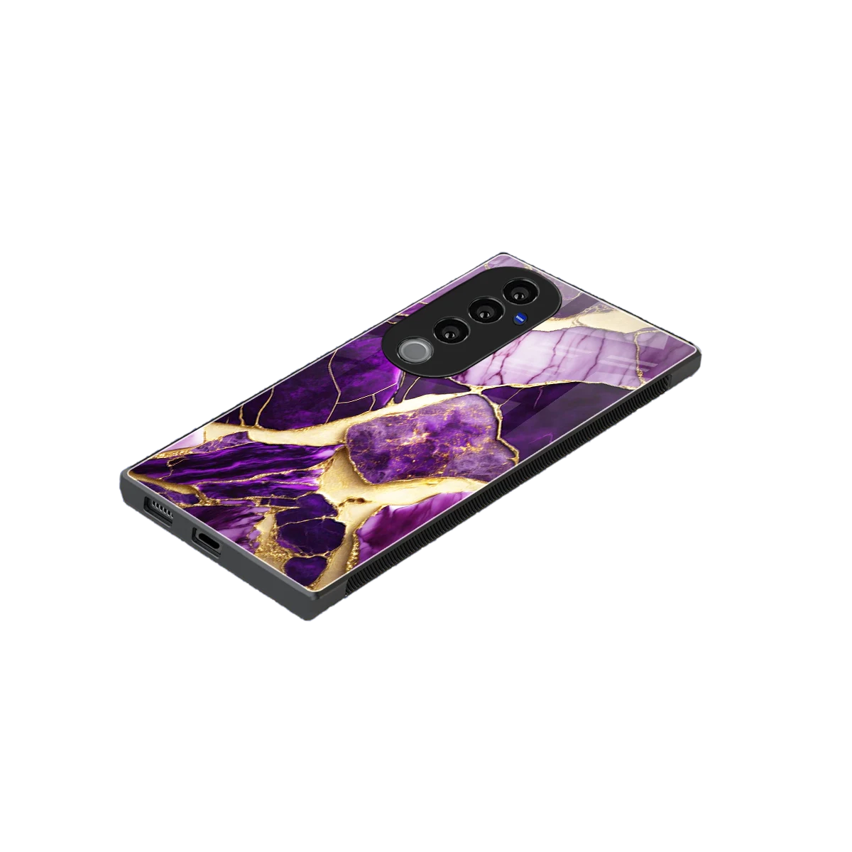 Regal Quartz stylish phone case for vivo v40 pro | glossy glass and slim fit