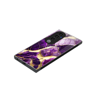 Regal Quartz stylish phone case for vivo v40 pro | glossy glass and slim fit