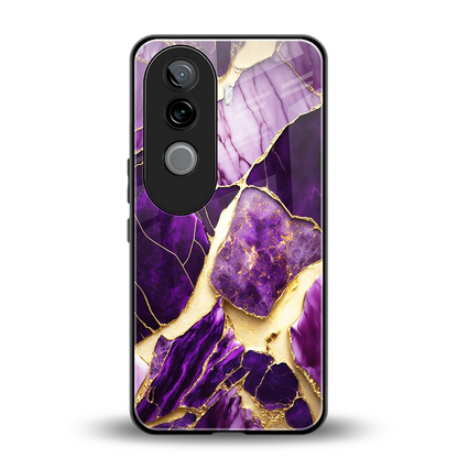 Regal Quartz back phone cover | glass case for vivo v40e