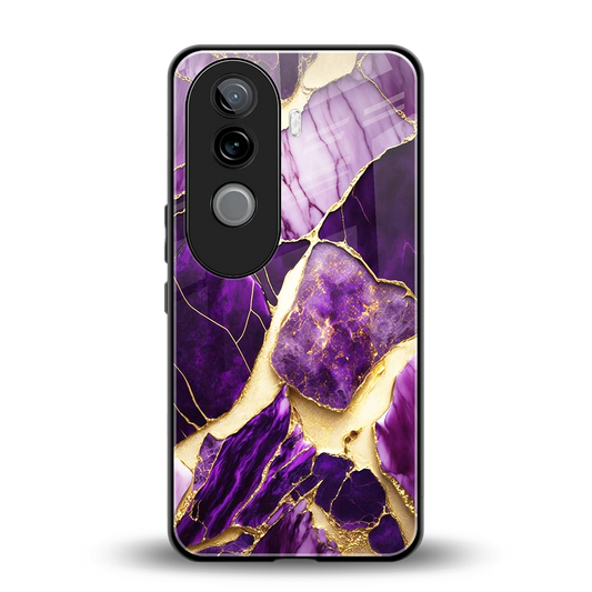 Regal Quartz back phone cover | glass case for vivo v40e
