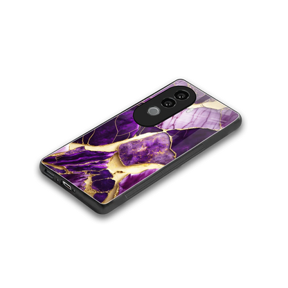 Regal Quartz stylish phone case for vivo v40e | glossy glass and slim fit