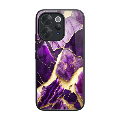 Regal Quartz back phone cover | glass case for vivo v70