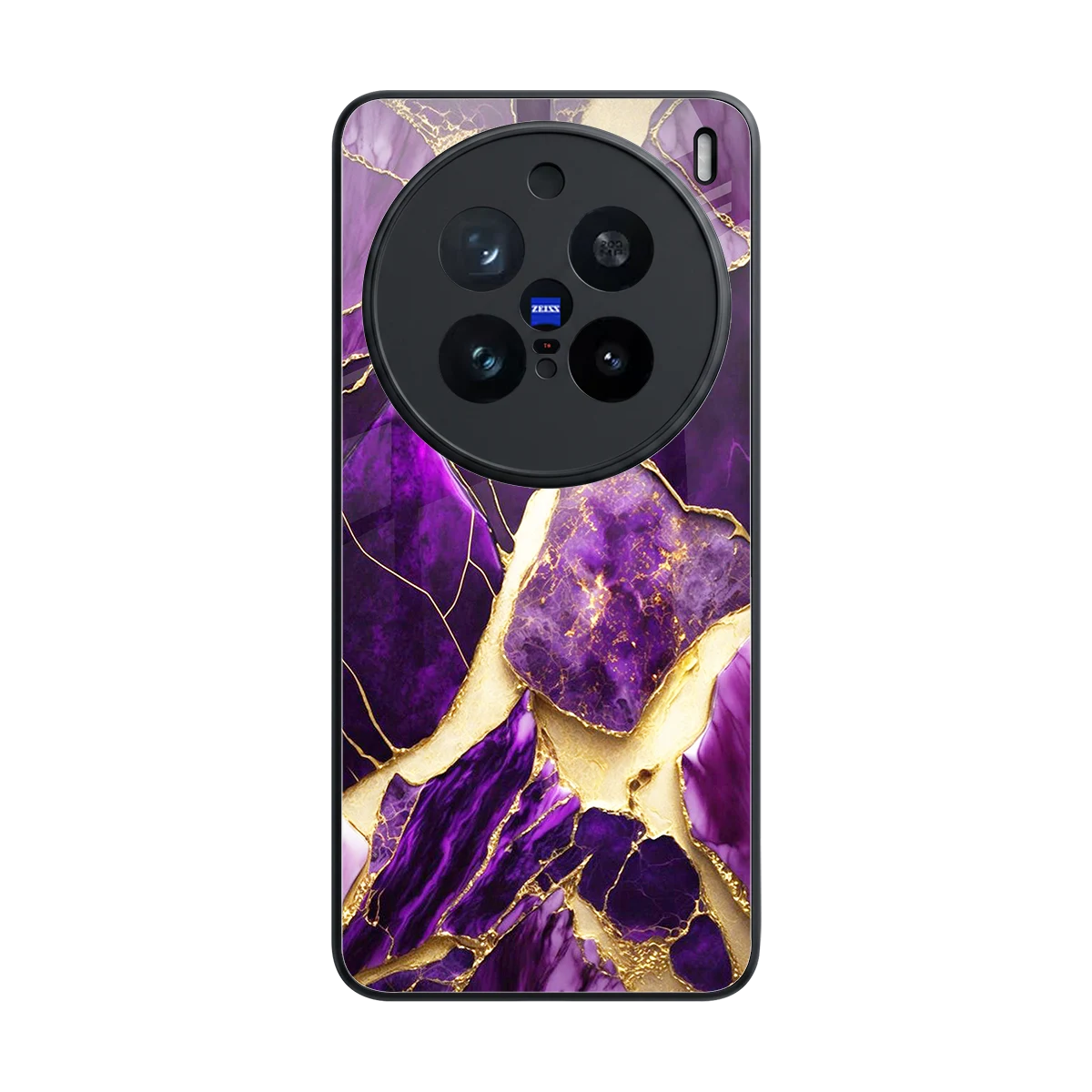 Regal Quartz back phone cover | glass case for vivo x200 pro