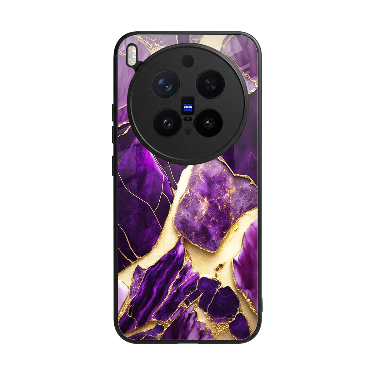 Regal Quartz back phone cover | glass case for vivo x300 pro