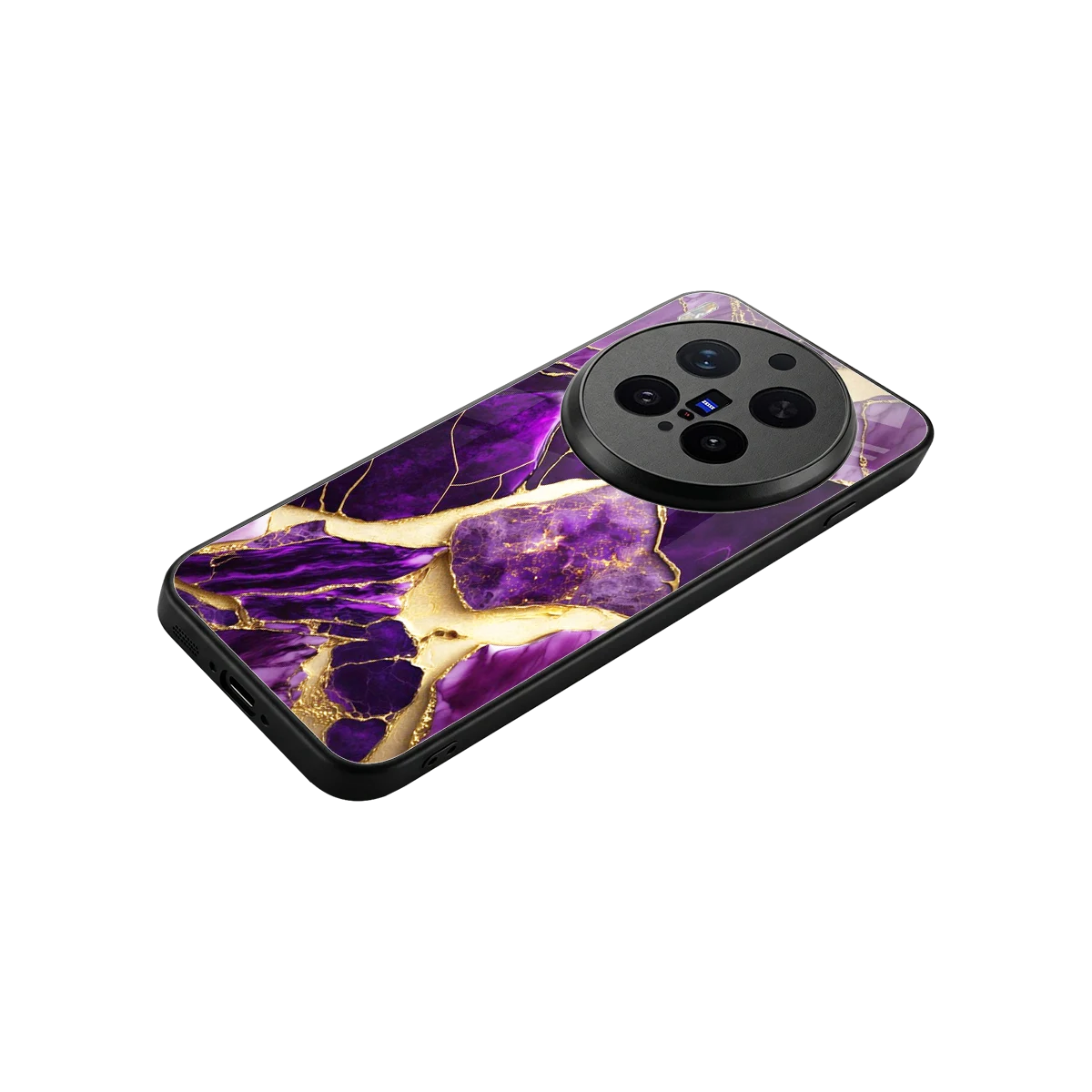 Regal Quartz stylish phone case for vivo x300 pro | glossy glass and slim fit