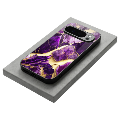 Regal Quartz stylish phone case for google pixel 10 pro | glossy glass and slim fit