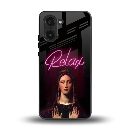 Relax back phone cover | glass case for oneplus nord ce5 5g