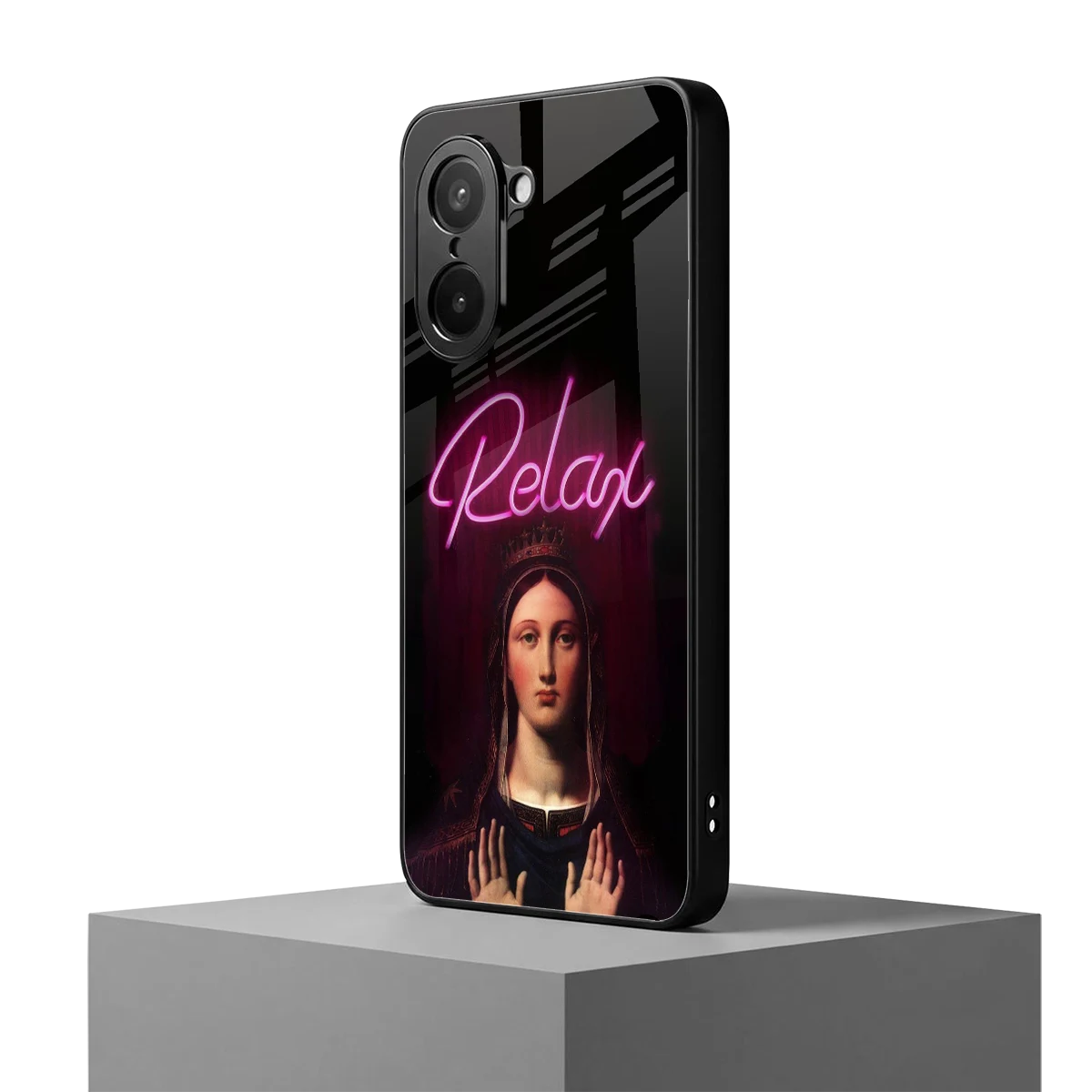 Relax oneplus nord ce5 5g mobile cover | shockproof glass phone case