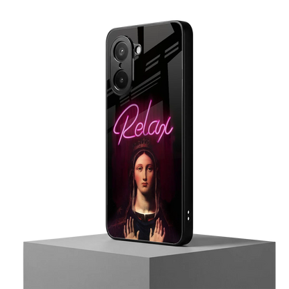 Relax oneplus nord ce5 5g mobile cover | shockproof glass phone case