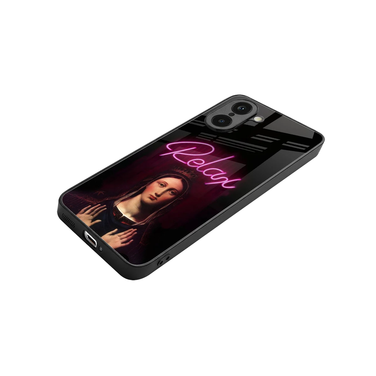 Relax stylish phone case for oneplus nord ce5 5g | glossy glass and slim fit