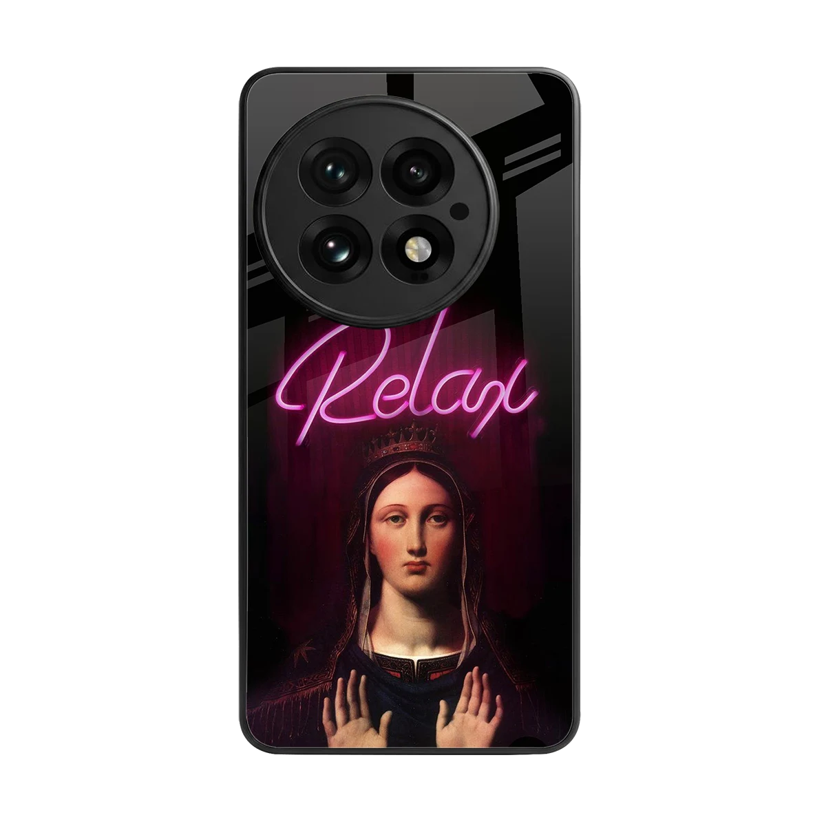 Relax back phone cover | glass case for oneplus 13