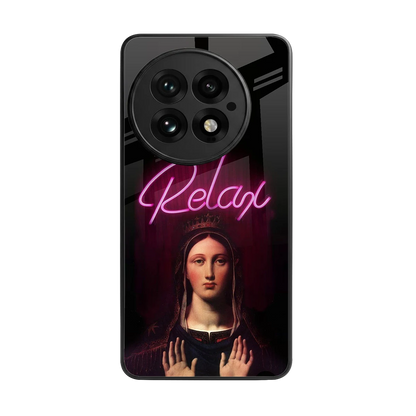 Relax back phone cover | glass case for oneplus 13