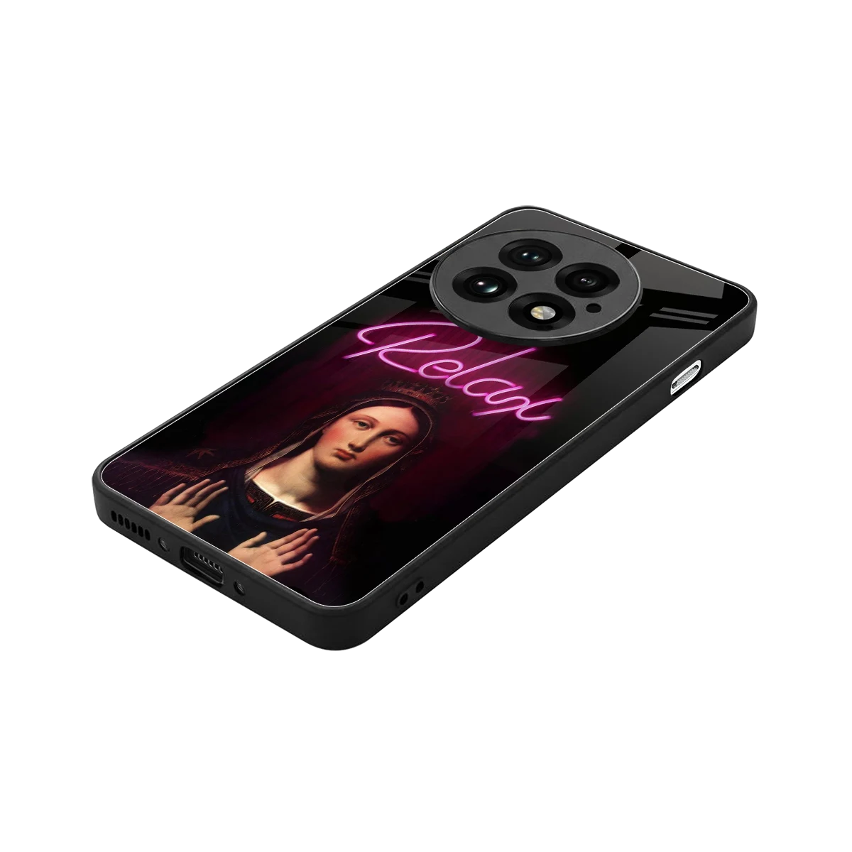 Relax stylish phone case for oneplus 13 | glossy glass and slim fit