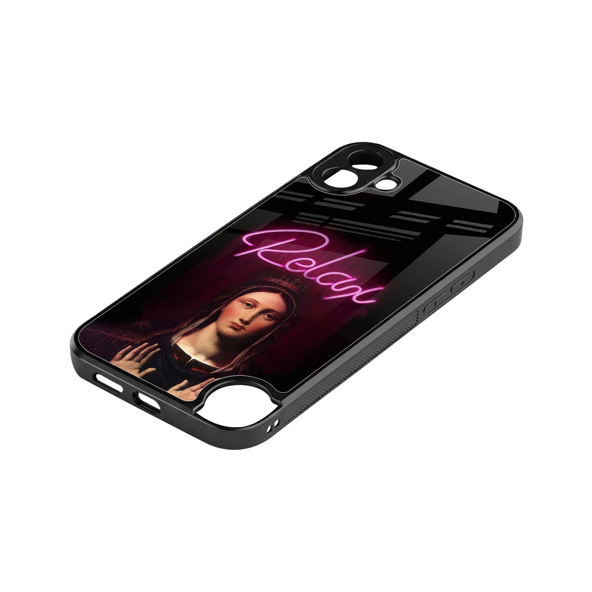 Relax stylish phone case for cmf nothing phone 1 | glossy glass and slim fit