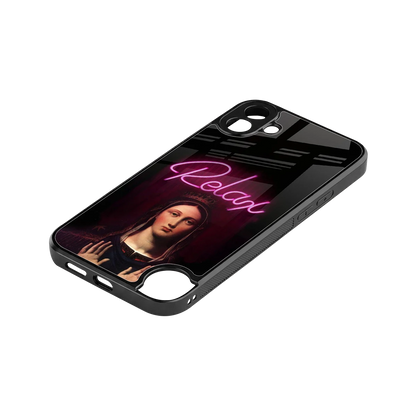 Relax stylish phone case for cmf nothing phone 1 | glossy glass and slim fit