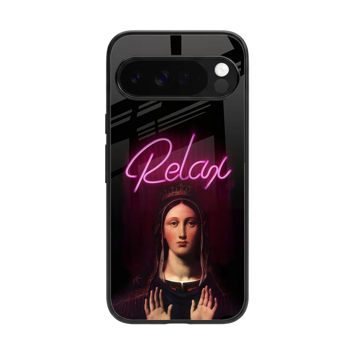 Relax back phone cover | glass case for google pixel 10 pro xl