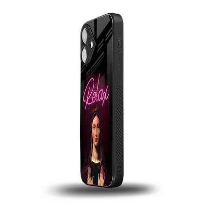 Relax iPhone 16 mobile cover | shockproof glass phone case