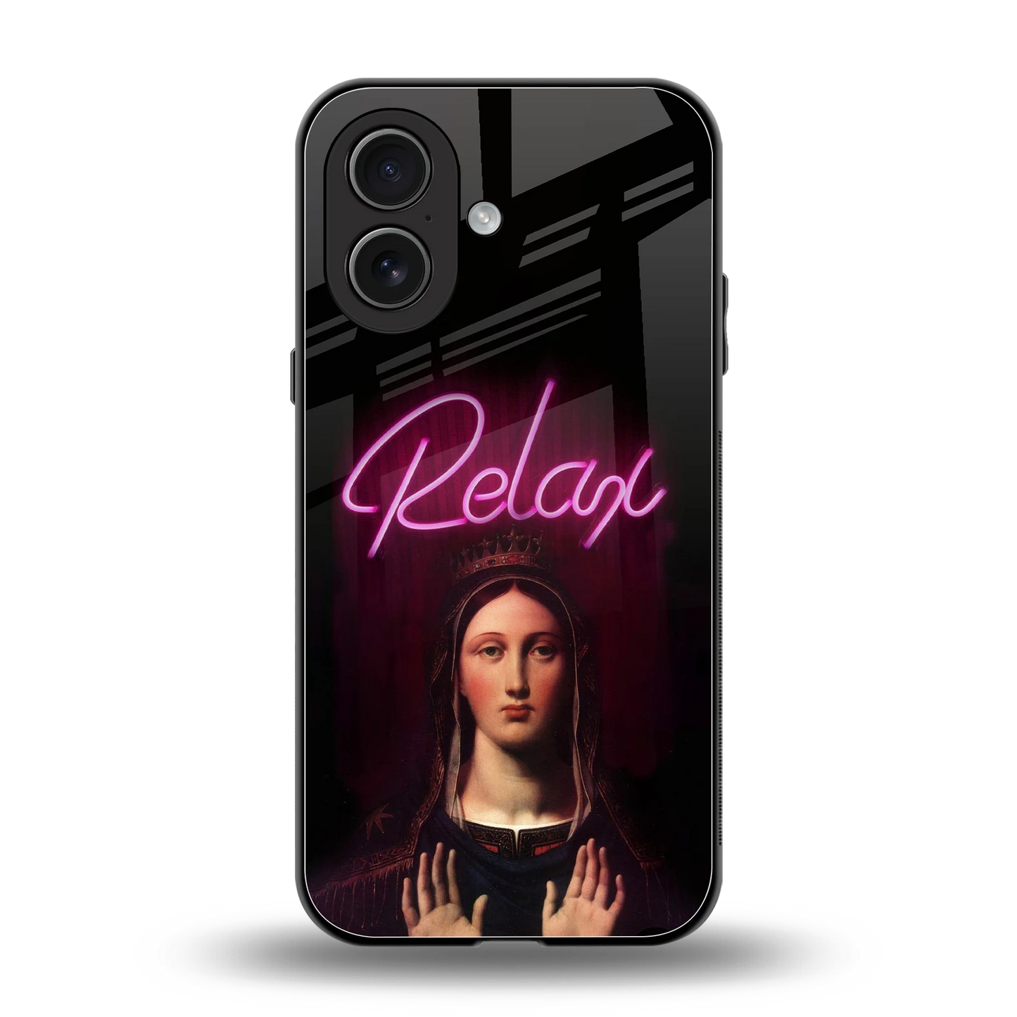 Relax back phone cover | glass case for iphone 17