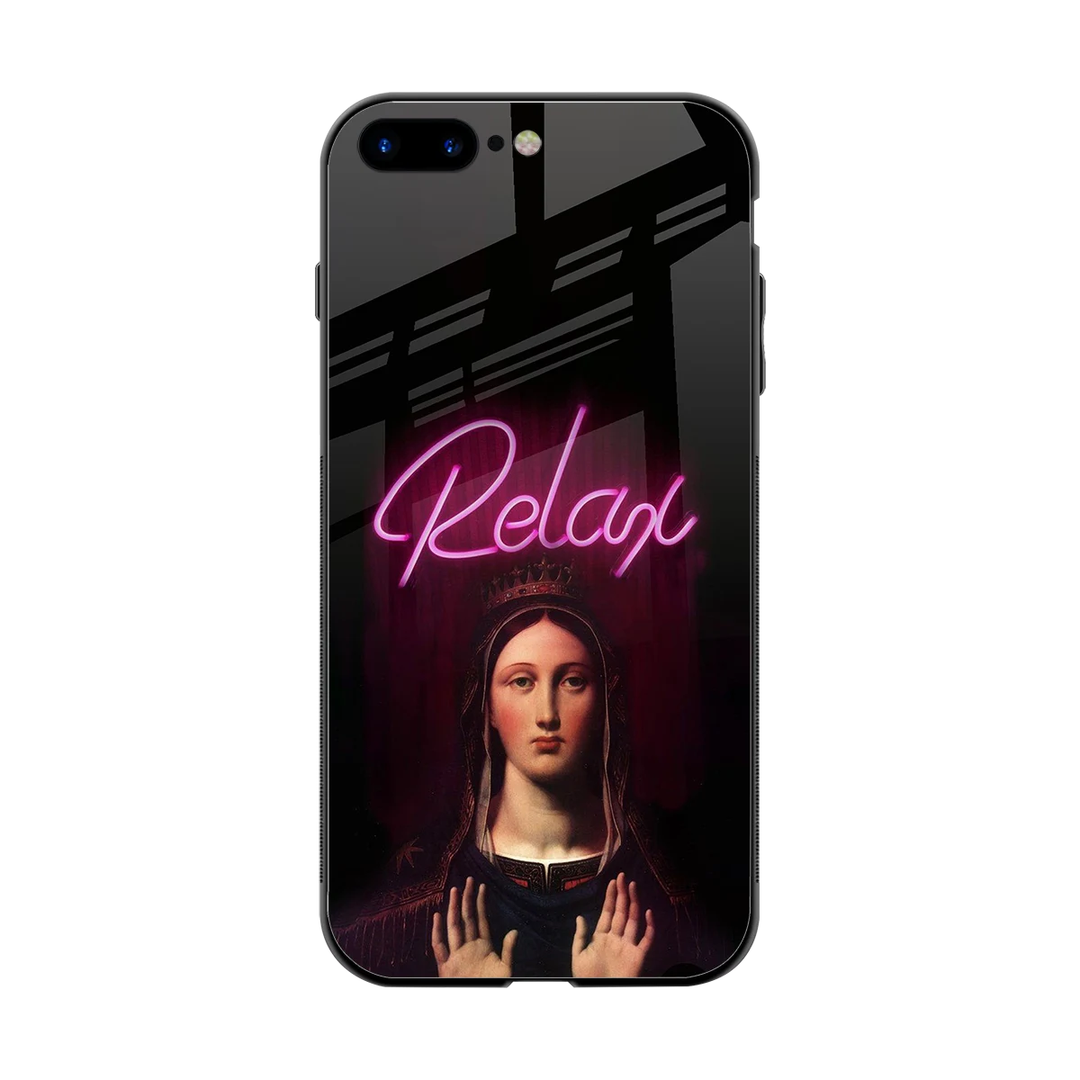 Relax back phone cover | glass case for iphone 7 plus