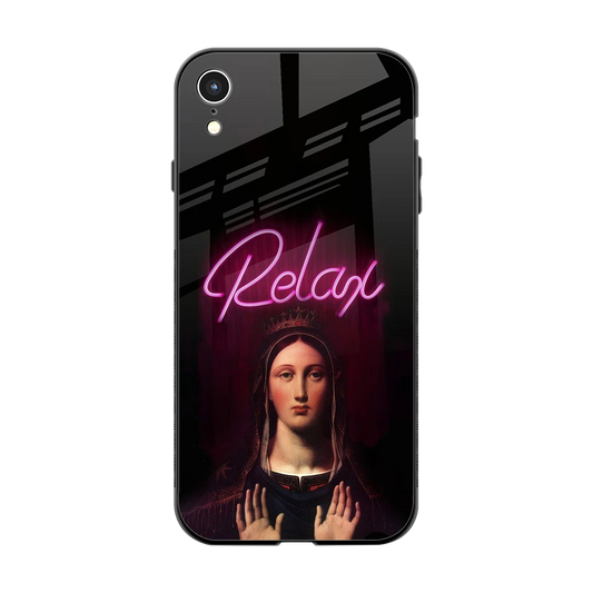 Relax back phone cover | glass case for iphone xr