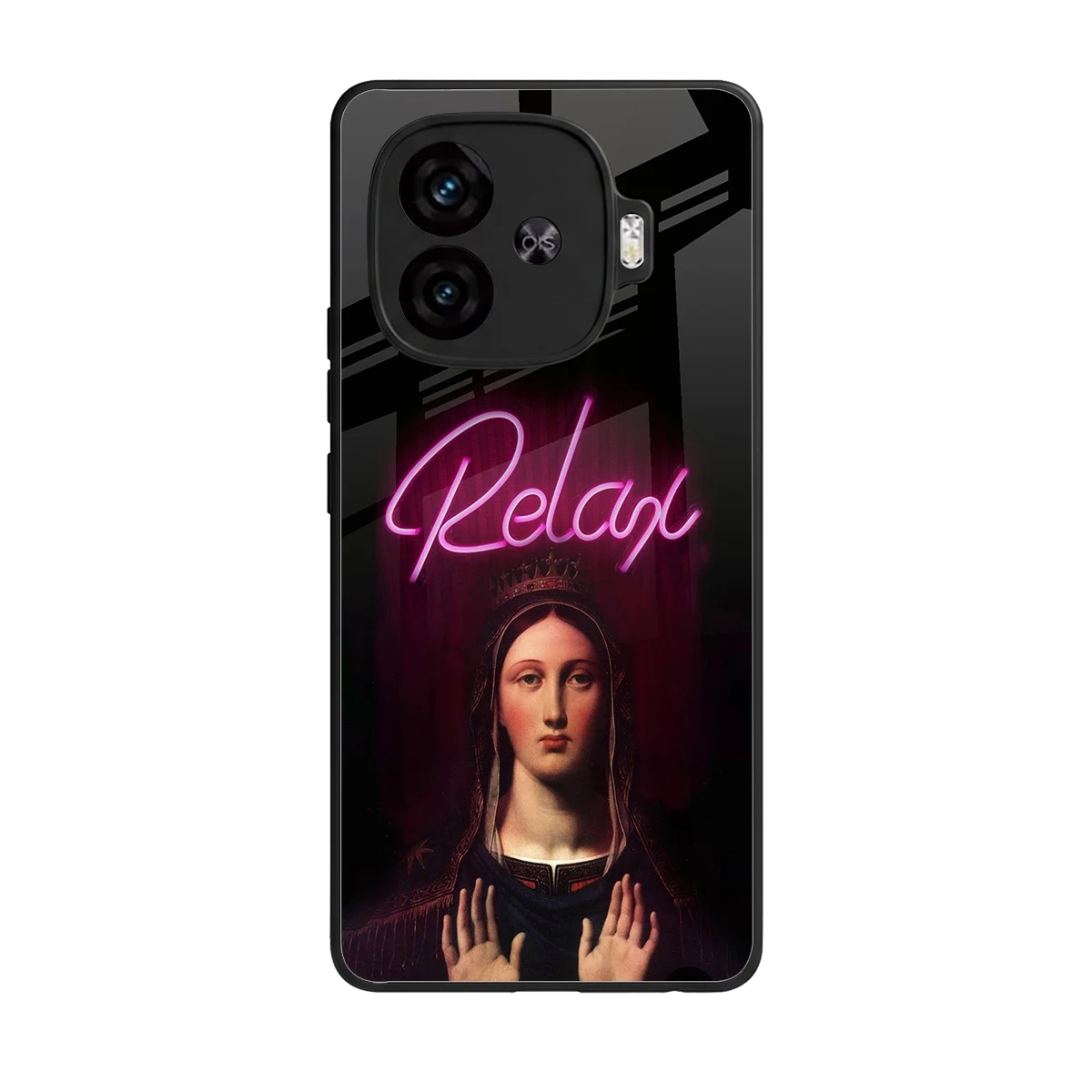 Relax back phone cover | glass case for iqoo neo 10r 5g